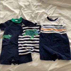Gymboree rompers and top